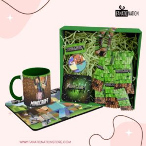 Pack Minecraft Modelo #01 (Taza, Lanyard, posavaso, mousepad)