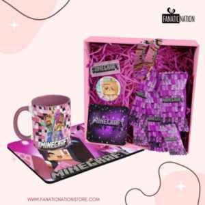 Pack Minecraft Modelo #02 (Taza, Lanyard, posavaso, mousepad)