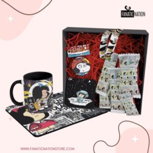 Pack Mafalda (Taza, Lanyard, posavaso, mousepad) Modelo #02